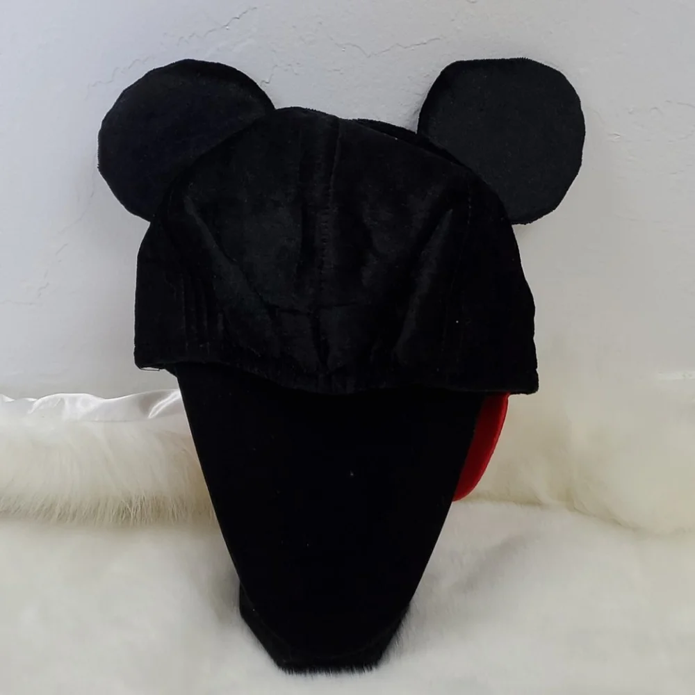 Disney Mickey Mouse hat 3D ears black red